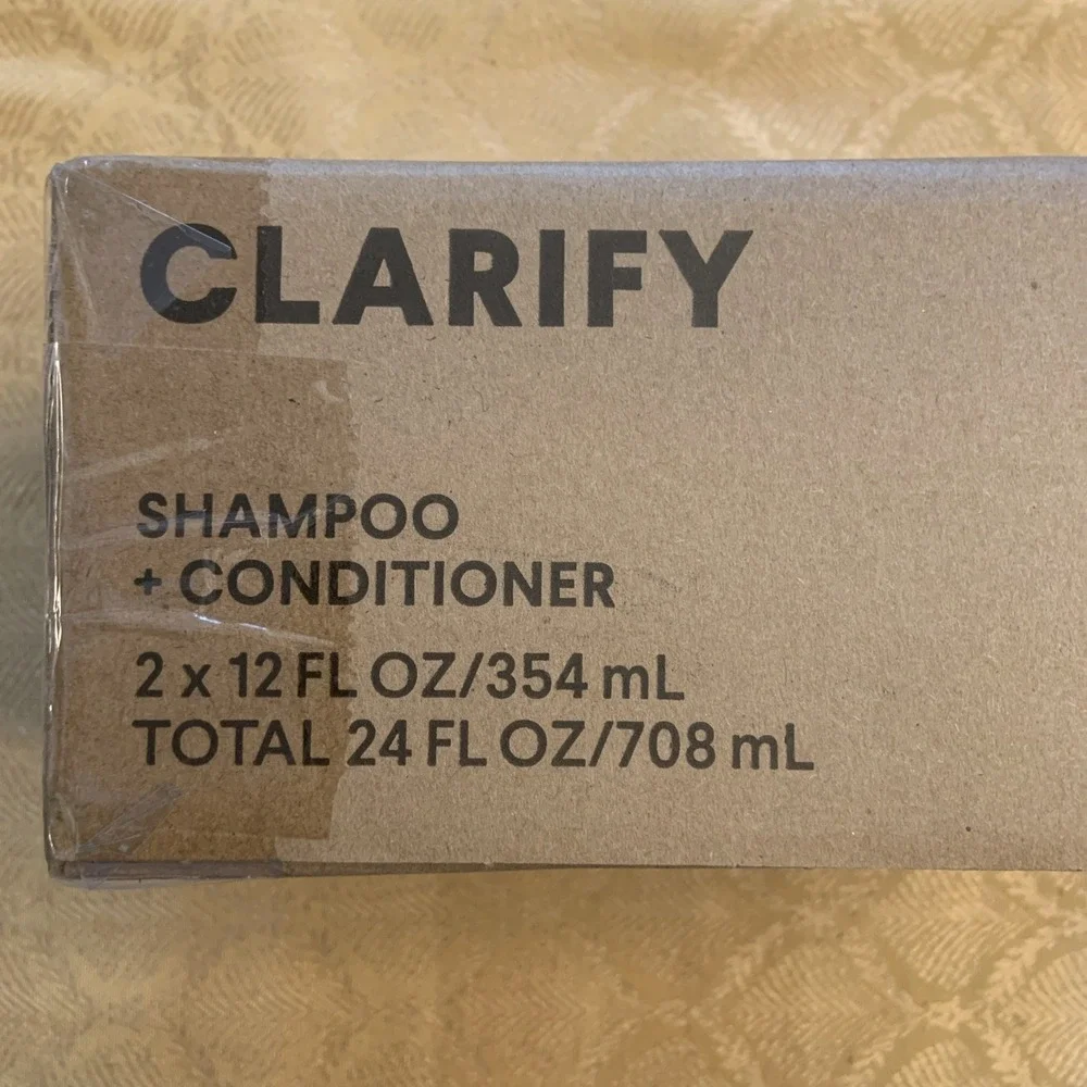 Clarify Shampoo and Conditioner Set 12 oz for Oily Hair Made with Grapefruit Ext